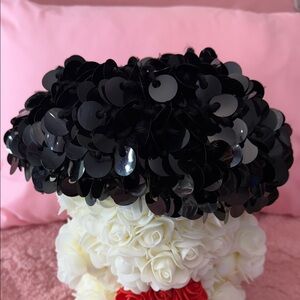 Chic Black Sequin Beret | Parisian Style